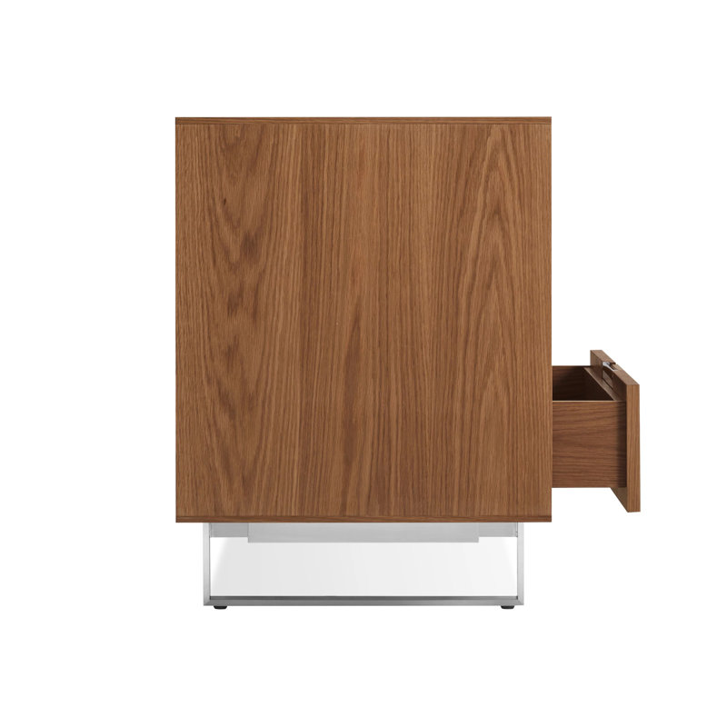 Series 11 6 - Drawer Dresser, Stainless Steel/Walnut