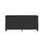 Housse pour support à bûches Monterey de Modern Modern, l 96 po x l 24 po x H 42 po, noir-1225278050