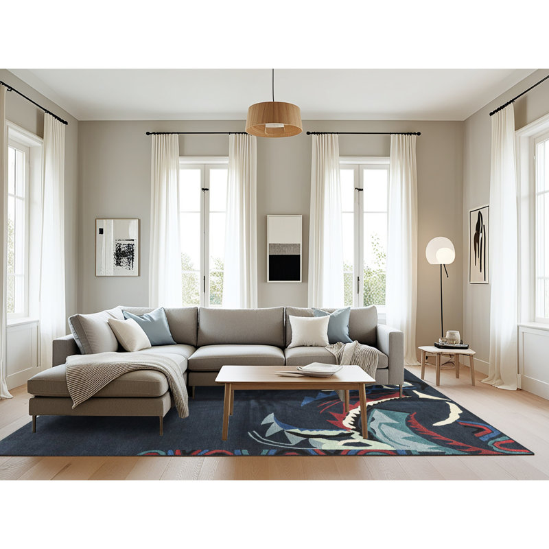 Tapis multicolore, Rectangle 8 pi x 10 pi