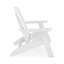 Chaise blanche Adirondack - Bois en polyéthylène haute densité robuste pour la piscine-121052787