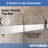 66-72 In. W X 76 In. H Double Sliding Frameless Shower Door With 3/8 In. (10mm) Tempered Glass-107225049