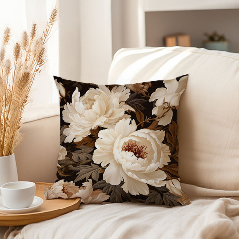 Floral Luxe Flowers Pattern I, 20"H x 20"W