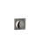Delaney Hardware Bravura 906 Macon Knob Passage Lockset With Modern Square Trim Scratch Resistant Door Knob For Hallway/Office