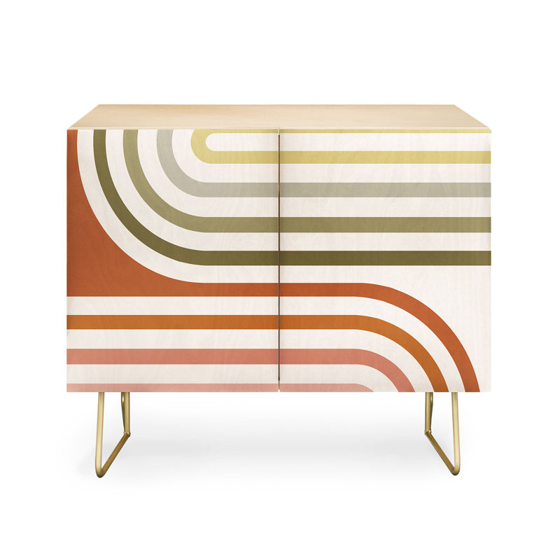 Fossey Accent Cabinet, Gold