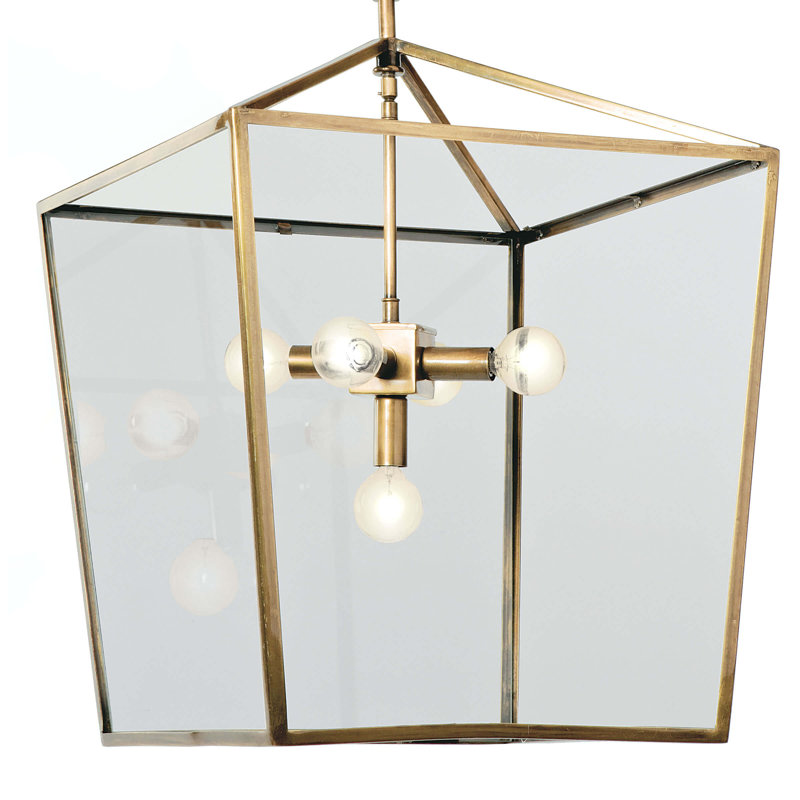 Camden Lantern, Natural Brass