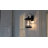 2-pack Seeded Glass Outdoor Wall Light