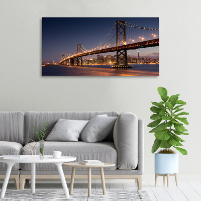 San Francisco Bridge 1 Piece Wall Art on Canvas