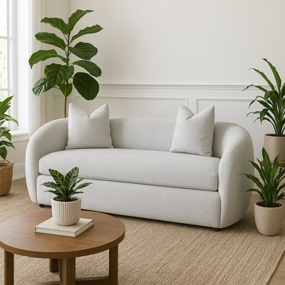 Sofa - Mendocino Beach Fabric With 2 Pillows
