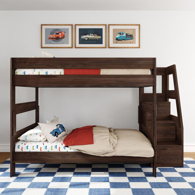 Modern Farmhouse Bunk Bed With Staircase