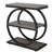 Industrial Narrow End Table With 3 Shelves - 23.6" Space-Saving Side Table, Wood & Metal Frame - Multi-Functional Sofa Table, Nightstand-1544017801