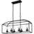 Esker 6 - Light Dimmable Kitchen Island Square / Rectangle Chandelier