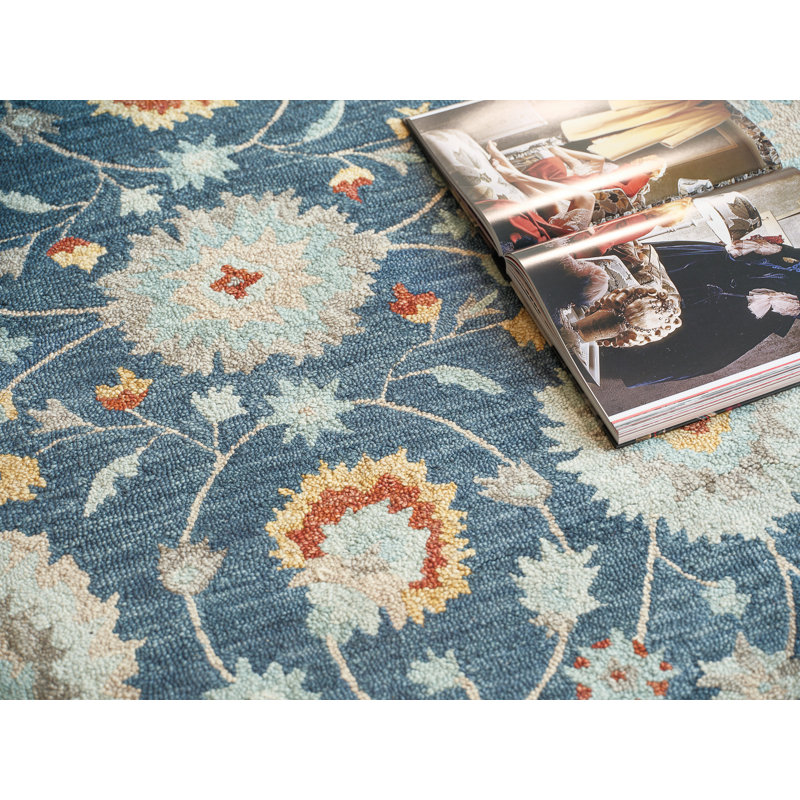 Newport hand-tufted New Zealand Wool Blue/Gray Area Rug, 14'X18'