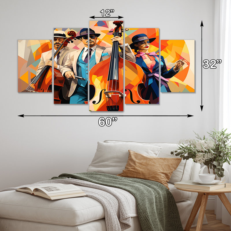 Lamorteau - Ensemble d'art mural 5 pièces