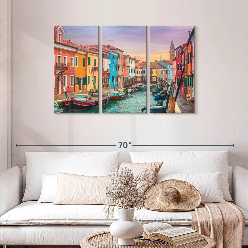 Rorry Dusk In Burano, 28" H x 45" W