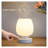 Modern Opal Glass Lamp Set, 3-Way Dimmable Touch Table Lamps & Floor Lamp, E26 LED Bulbs, Perfect For Living Room, Bedroom, Office