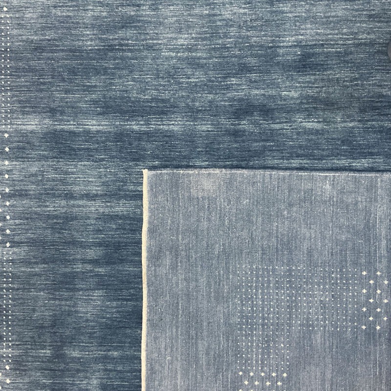  Handmade Modern Gabbeh Wool Rug, Rectangulaire 8 pi x 10 pi