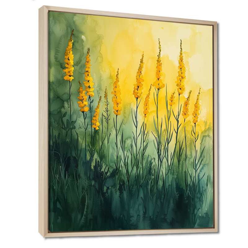 Nabors Herbs In The Sunlight Of Summer I - Herbs, art mural, H 44 po x l 34 po, Impression encadrée flottante, Crème, crème