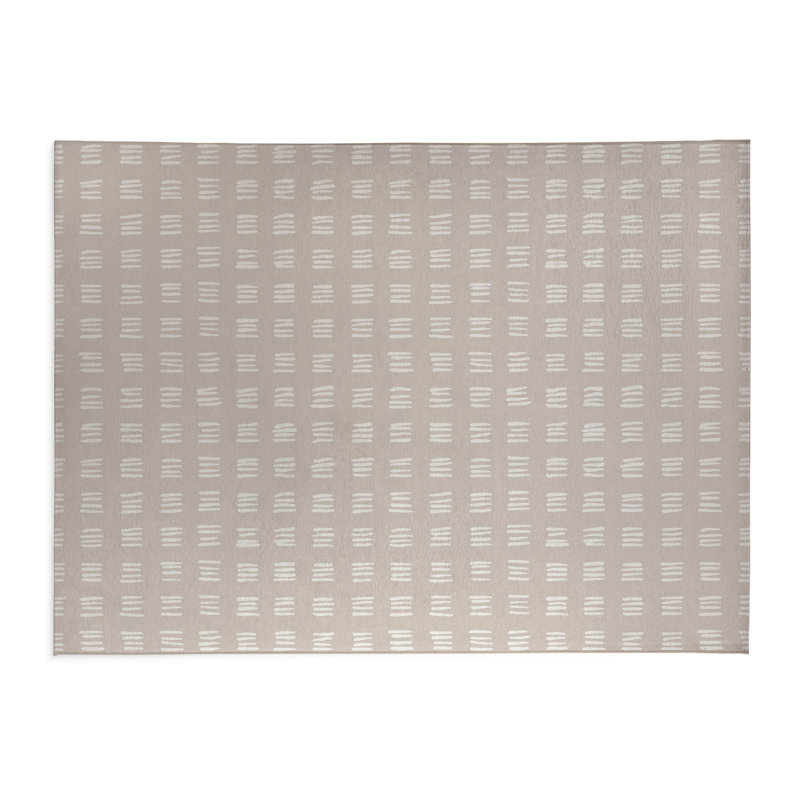 Dash Lightweight Non-Slip Kitchen Mat, Rectangle 4' x 6', Taupe