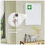 Armoire à pharmacie murale avec verrou, armoire murale verrouillable en acier à 3 niveaux pour la salle de bain et la cuisine, comprend 2 clés