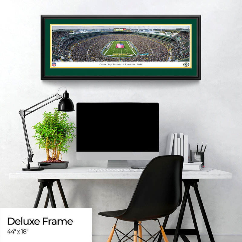 Green Bay Packers, End Zone - Deluxe Frame