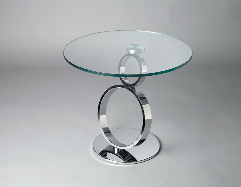 Table de bout Tobias, Chrome, Harwich