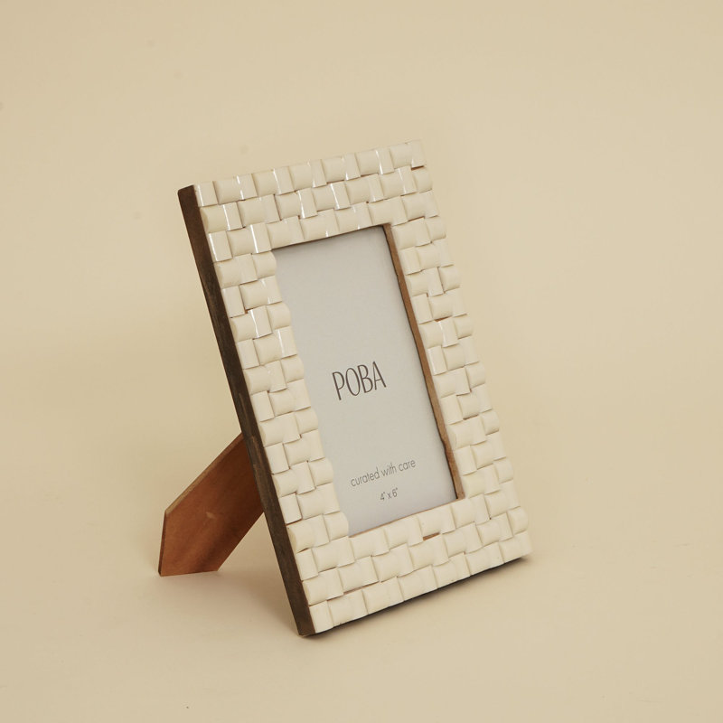 Resin Photo Fram Ivory, 21.5cm x 16.5cm
