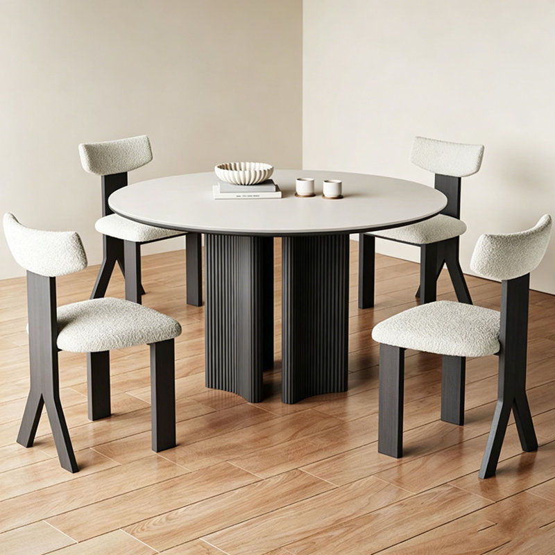Table de salle à manger Nordic, H 29,5 po x l 47,2 po x P 47,2 po