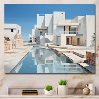 " White Canal Minimalist Passage Simplistic II "