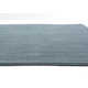 Guiness Solid Color Hand Loomed Wool Area Rug in Blue