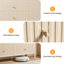 Commode 6 tiroirs avec miroir lumineux-1115395365
