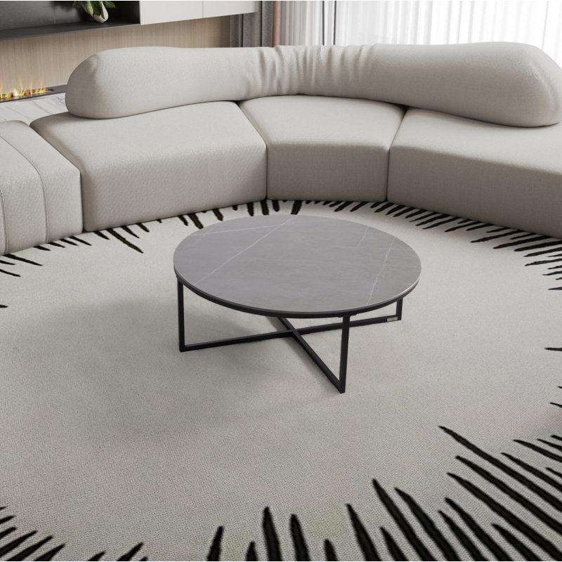 Aseem Trestle Coffee Table, Grey