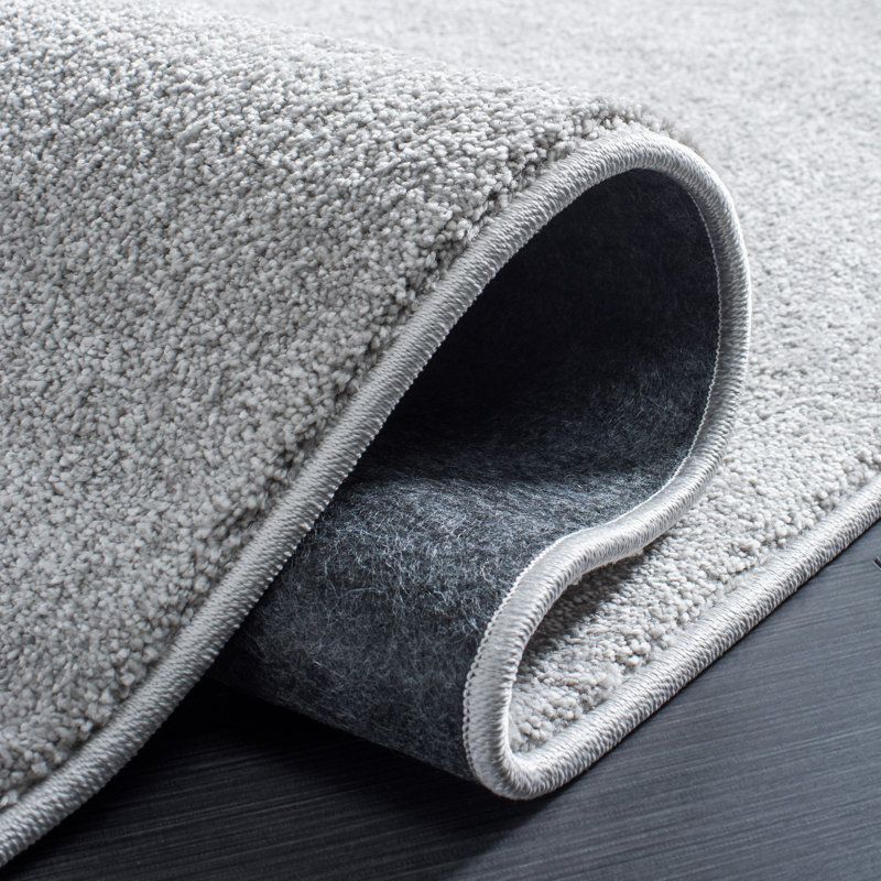 Aeneas Gray Area Rug, Round 6'7"