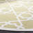 Moonsu Hand Woven Flat Weave Wool/Cotton Geometric Rug in Olive/ivory-268862972