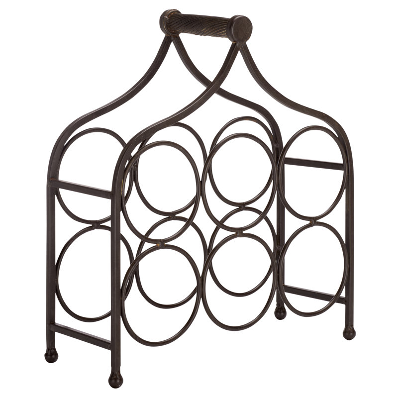 6 porte-bouteilles de vin, Bronze