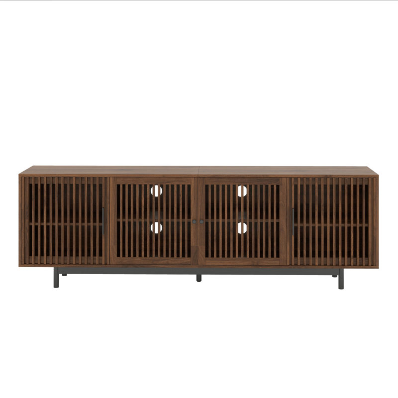 Meuble télé Mid-Century moderne, console multimédia