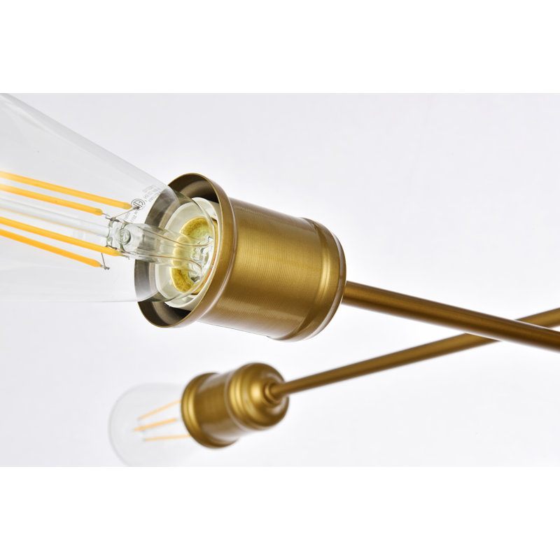 Cecelia 6 - Light Pendant, Brass, 4.4" H x 23" W x 23" D