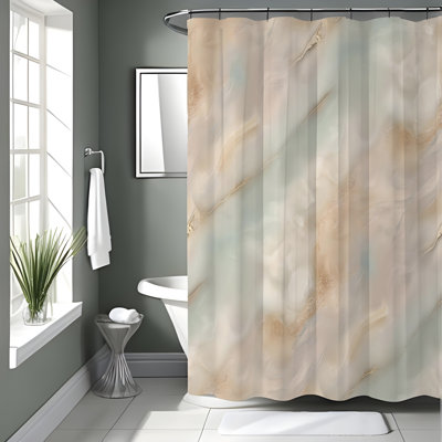 Gebrael Abstract Shower Curtain