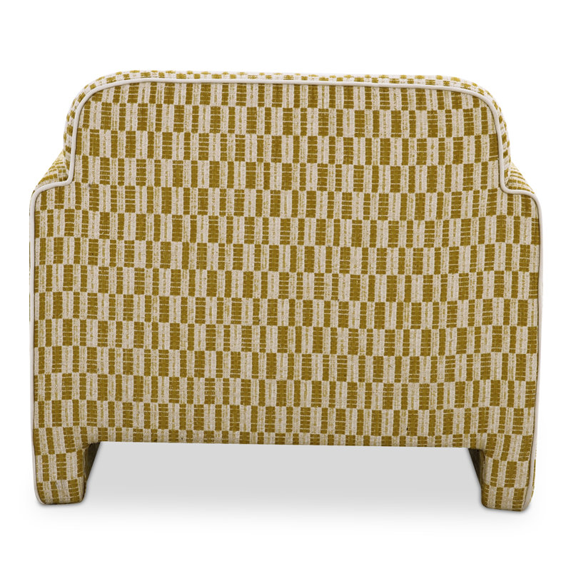 Leo Armchair, Green, Abstract