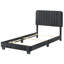 Lodi Twin Box Spring Bed, Black-1472500121-1472500123