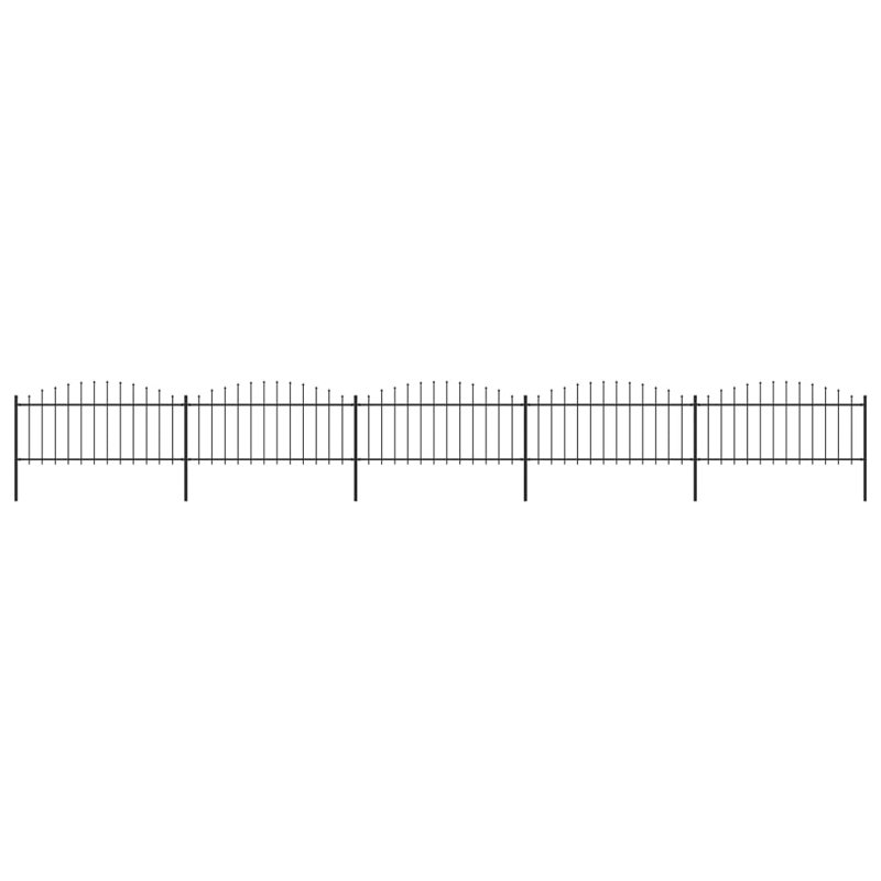 Aaryahi Black Metal Yard/Privacy Fence