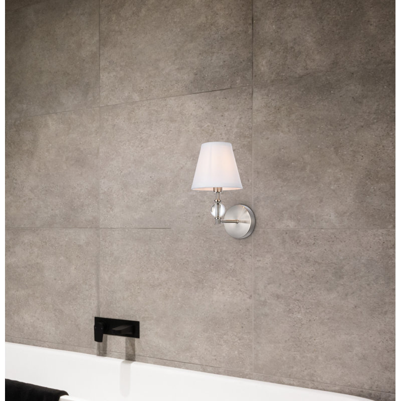Applique murale articulée Adriao, Chrome, Deux lumières, H 12,5 po x l 17 po x P 17 po