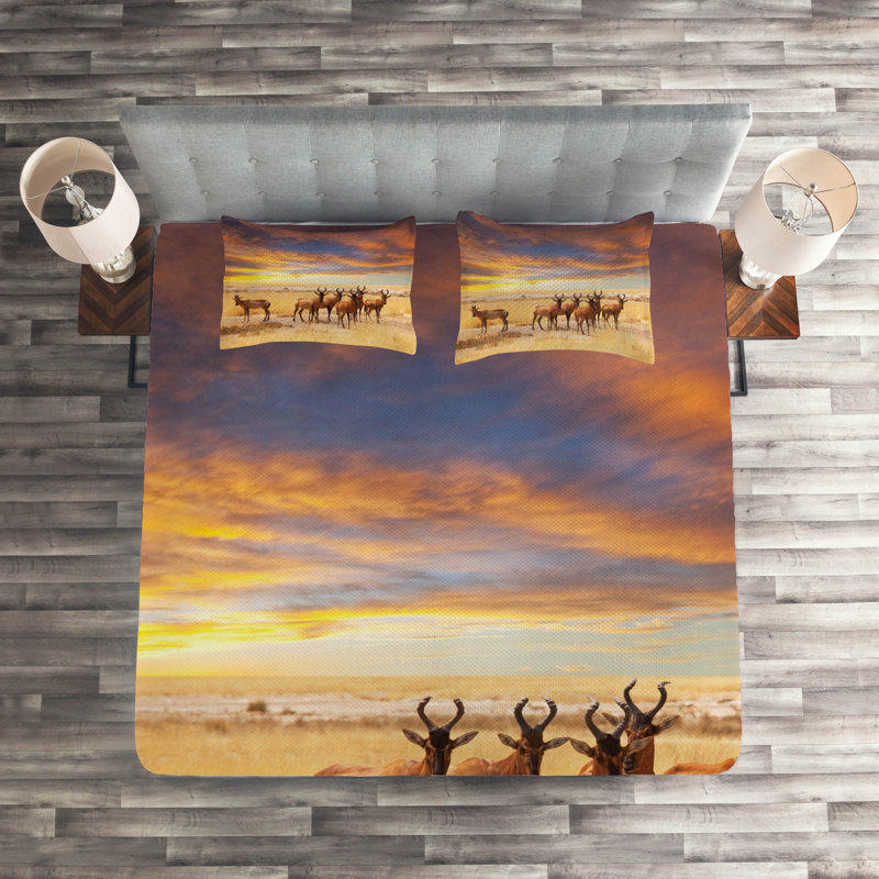 Polyester Coverlet, King Bedspread + 2 Shams