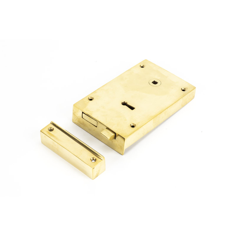 Rim Lock Latch/Catch/Bolt, 11.2cm H x 18cm W x 3.7cm D
