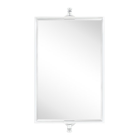 Corrente Pivot-N-View Squared Cornered Rectangle Mirror for Window Bathroom Vanity