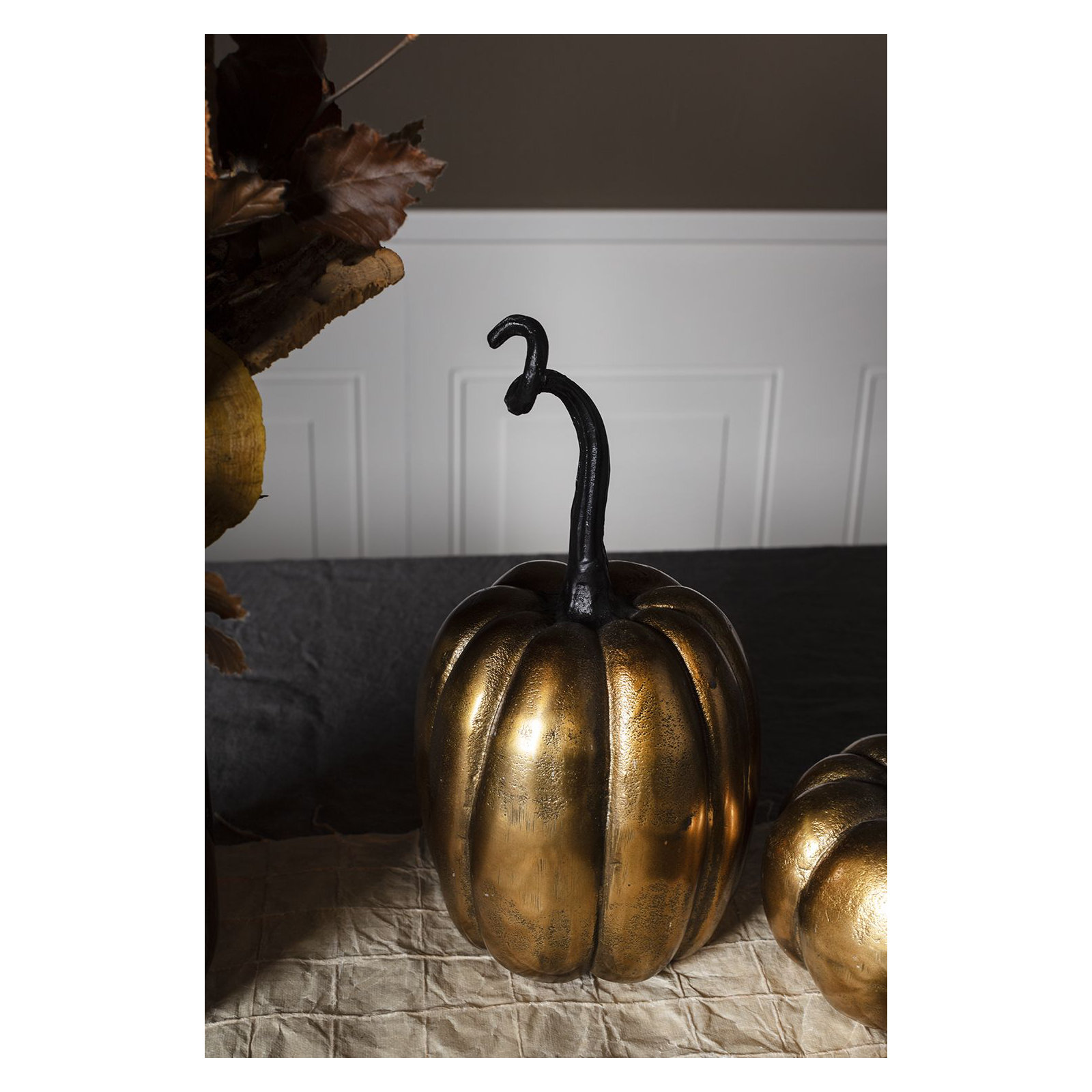 Totem Pumpkin Decorative Accent, 10.75" H x 5.25" W x 5.25" D