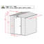 Remise de rangement Select Steel, 6 x 7, gris anthracite-67124372