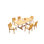 Mas Outdoor 7 - Piece Teak Dining Set