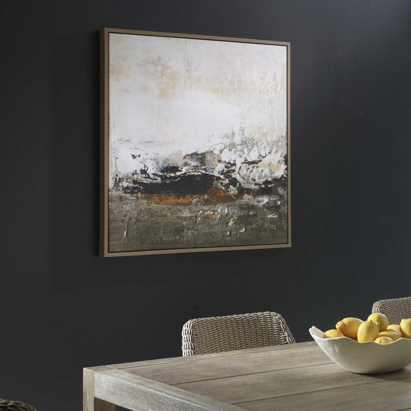 «Uttermost The L'autre Side», art abstrait encadré