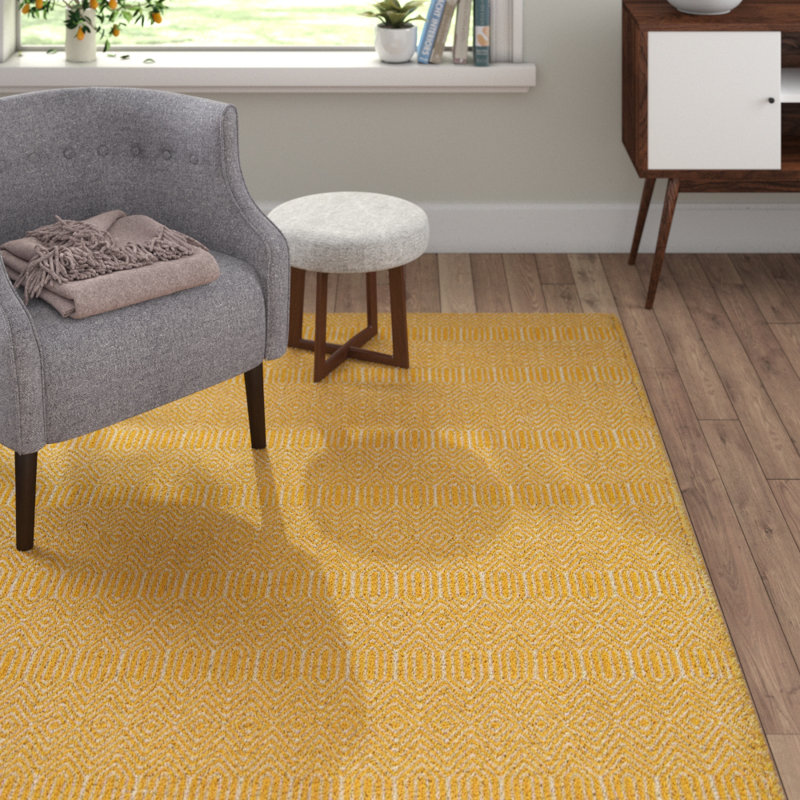 Momig Geometric Flatweave Area Rug, Rectangle 200cm x 300cm
