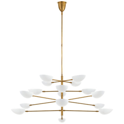 AERIN Graphic Grande Four-Tier Chandelier